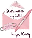 Just a note- Kristy