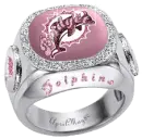 pink miami dolphins diamond ring bridget