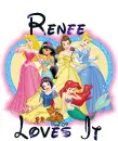 Disney princess - Renee loves it