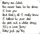 Love story lyrics