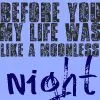 moonless night