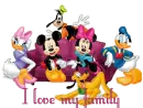 MICKEY & GANG WITH I LOVE MY FAMILY