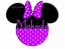 MINNIE WITH NAME MAKAYLA