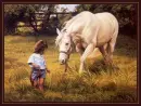 girl and horse