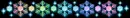 rainbow snowflake line