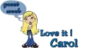 Carol with bratz doll and text