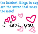 hardest things to say