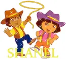 Shanel with Dora and Diego Sparkles