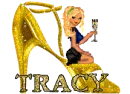 Gold shoe-Tracy