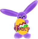 Bunny with egg-Tracy
