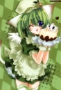 green nurse and egg