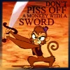 monkey w/a sword