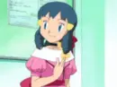 Dawn with her pokemon