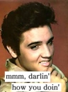 mmm, darlin' how you doin'