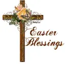 Easter Blessings cross