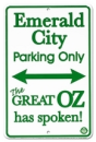 EMERALD CITY SIGN