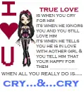 true love w/ crying gurl