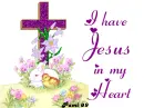 Jesus in my heart - spring - scriptures