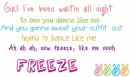Freeze by Tpain ft. Chris Brown