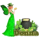 St. Patrick's Green Angel: Donna