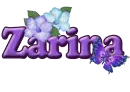Purple Flower & Butterfly: Zarina