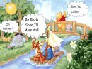 wiinie the pooh and friends by the water