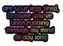 running through my mind