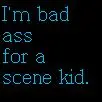 Bad Ass Scene Kid