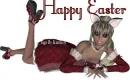 EASTER BUNNIE WITH HAPPY EASTER