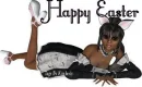 EASTER BUNNIE WITH HAPPY EASTER