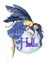 fairy with hello