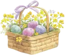 Pretty Easter Egg Basket