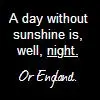 A day without sun