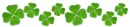 four-leaf clovers