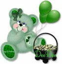 ST PATTYS BEAR WITH NAME DEEDEE