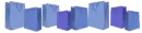 Blue Shopping bags