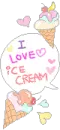 I LOVE ICECREAM