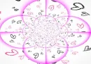 Pink and Black Hearts