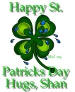 Happy St Patricks Day Hugs, Shan