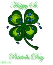 Happy St Patricks Day Clover