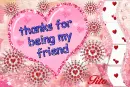 thanks for being my friend