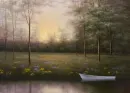 canoe on lake