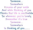 someone,somewhere
