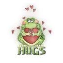 frog hugs