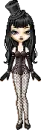 Goth in Top Hat