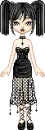 Goth with Pigtails