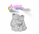 Creddy bear with name ASMA