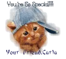 Your so special your friend Carla