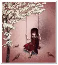 girl on swing