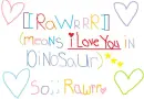 Rawr means i Love You